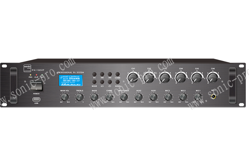 浙江PA1180VF  合并式功率放大器 (180W)