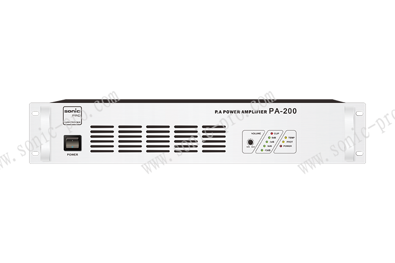 浙江PA-200  纯后级定压功放（200W ）