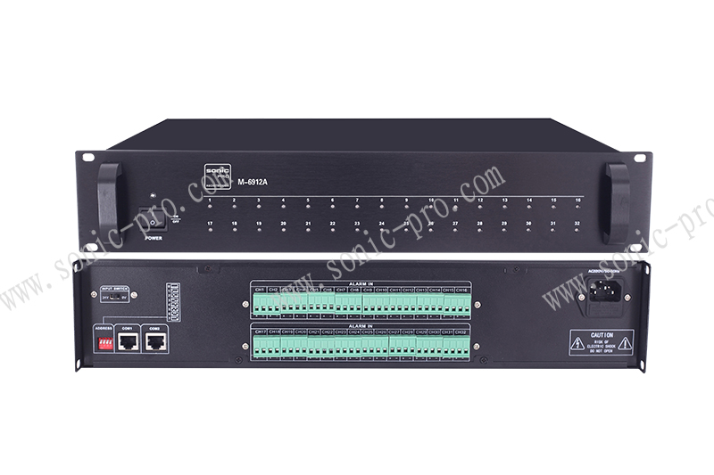 浙江M-6912A 受控32路消防信号采集器