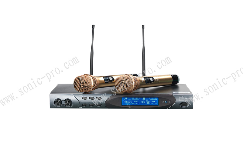 浙江UHF-2500  无线手持话筒（一拖二）